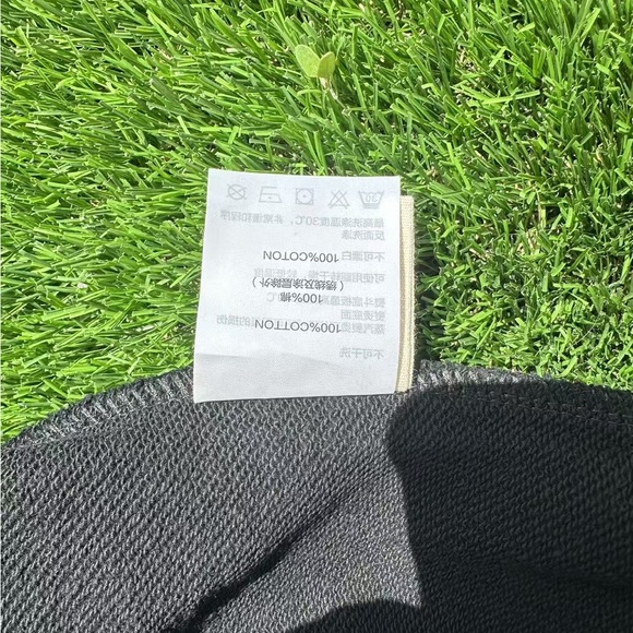 evlsu men's black colorblock cotton - Picture 7 of 10